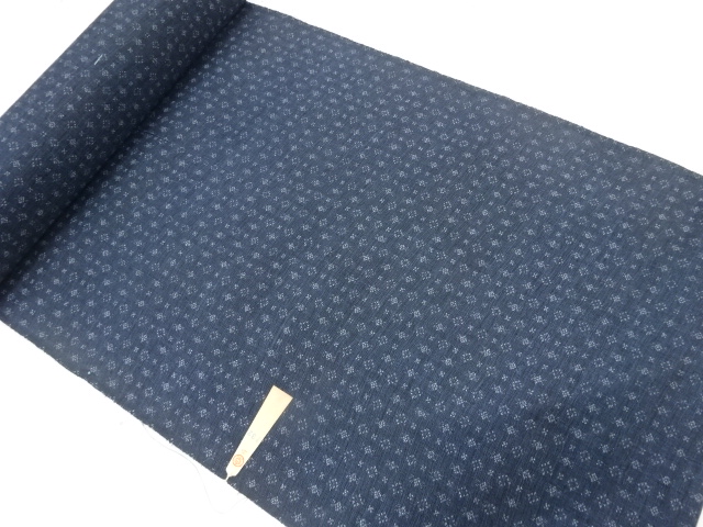 アンティーク　絣柄　着尺反物